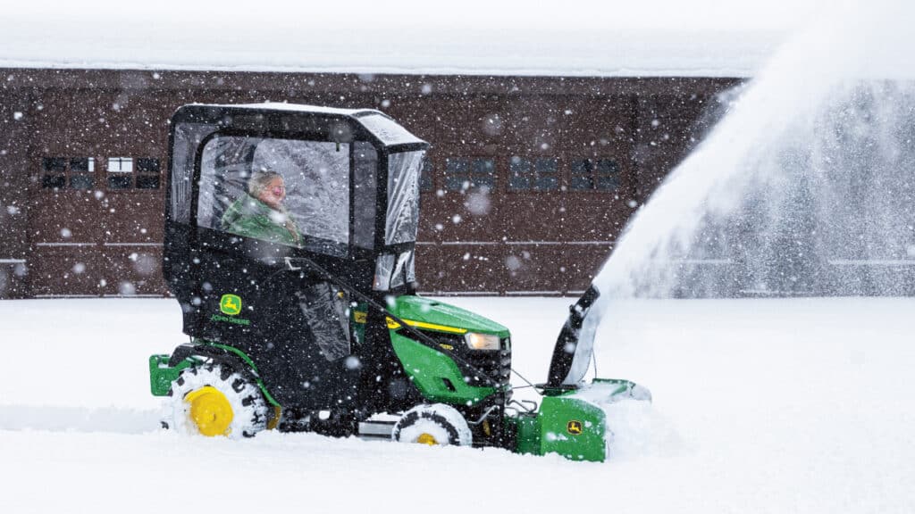 Install Snowblower On John Deere X700 Series 2wd And 4wd Lawn Tractor